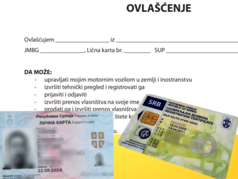 Ako vozite tuđe vozilo u inostranstvu, obavezno imajte punomoćje ili rizikujete kaznu.