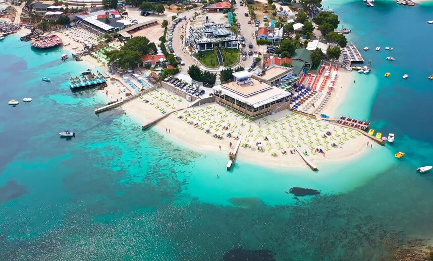 Saranda, Mango Beach, iz ptičje perspektiva