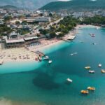 Dron snimak plaže u Ksamilu