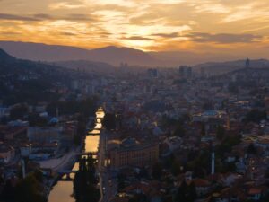 sarajevo snimljeno iz drona
