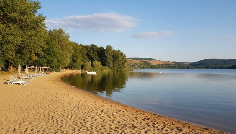 Srebrno jezero plaže i odmor Srebrno jezero plaže i odmor